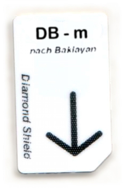 Chip Card Diamond Shield (DB-m)